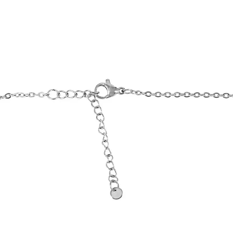 Halskedja Rostfrittstål - Små länkar 42cm 1 styck Grekisk Metall