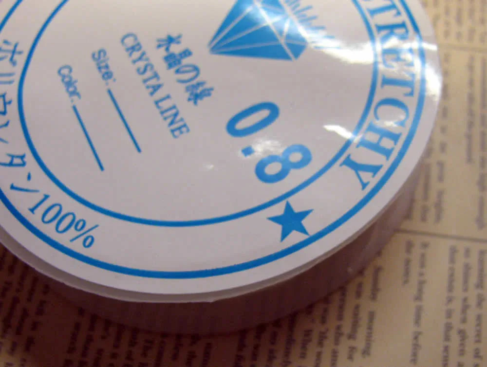 Elastisktråd- Klar 0,8 mm 1 rulle Hilmas Pyssel