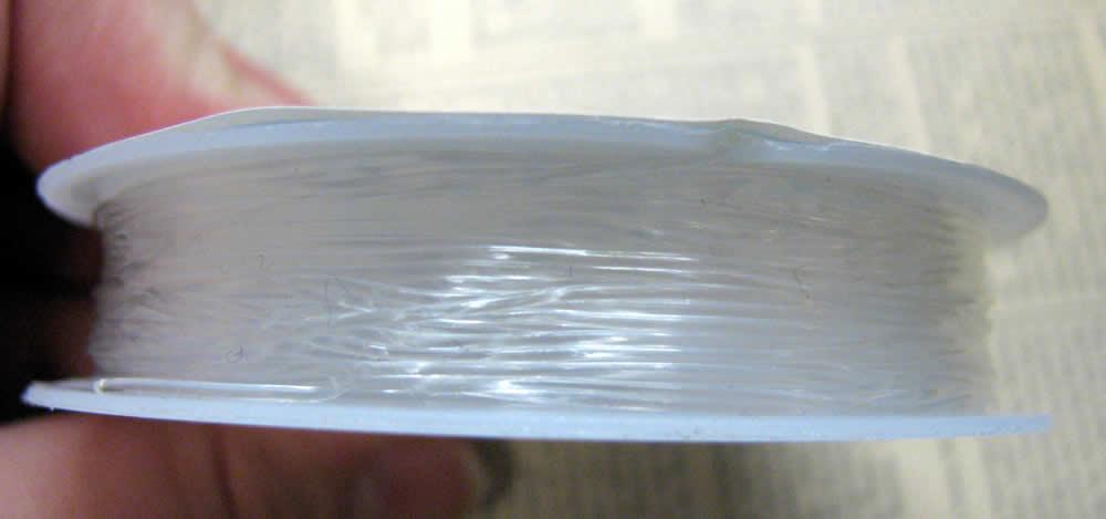 Elastisktråd- Klar 0,8 mm 1 rulle Hilmas Pyssel