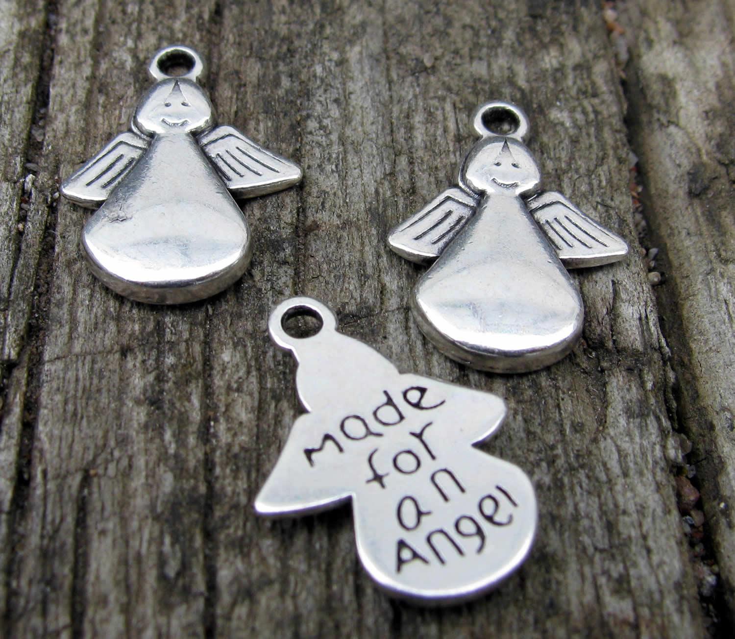 Berlock silverfärgad - Ängel, 3-pack Grekisk Metall