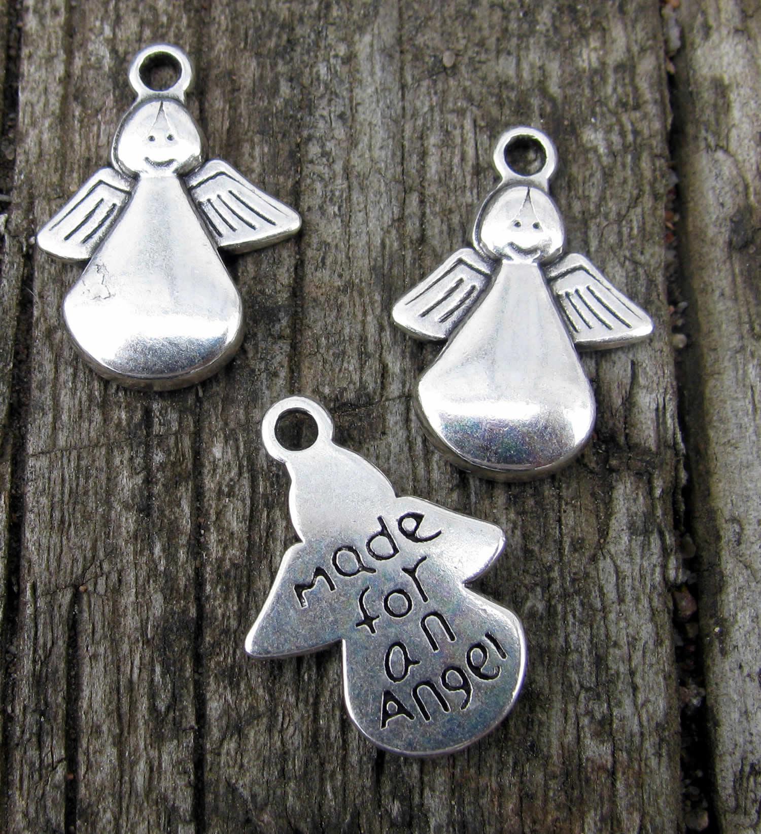 Berlock silverfärgad - Ängel, 3-pack Grekisk Metall