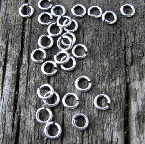 Bindringar Silverpläterad - 5x1 mm 50-pack Grekisk Metall