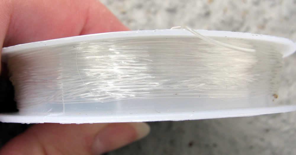 Elastisktråd - Klar 0,6 mm 1 styck Hilmas Pyssel