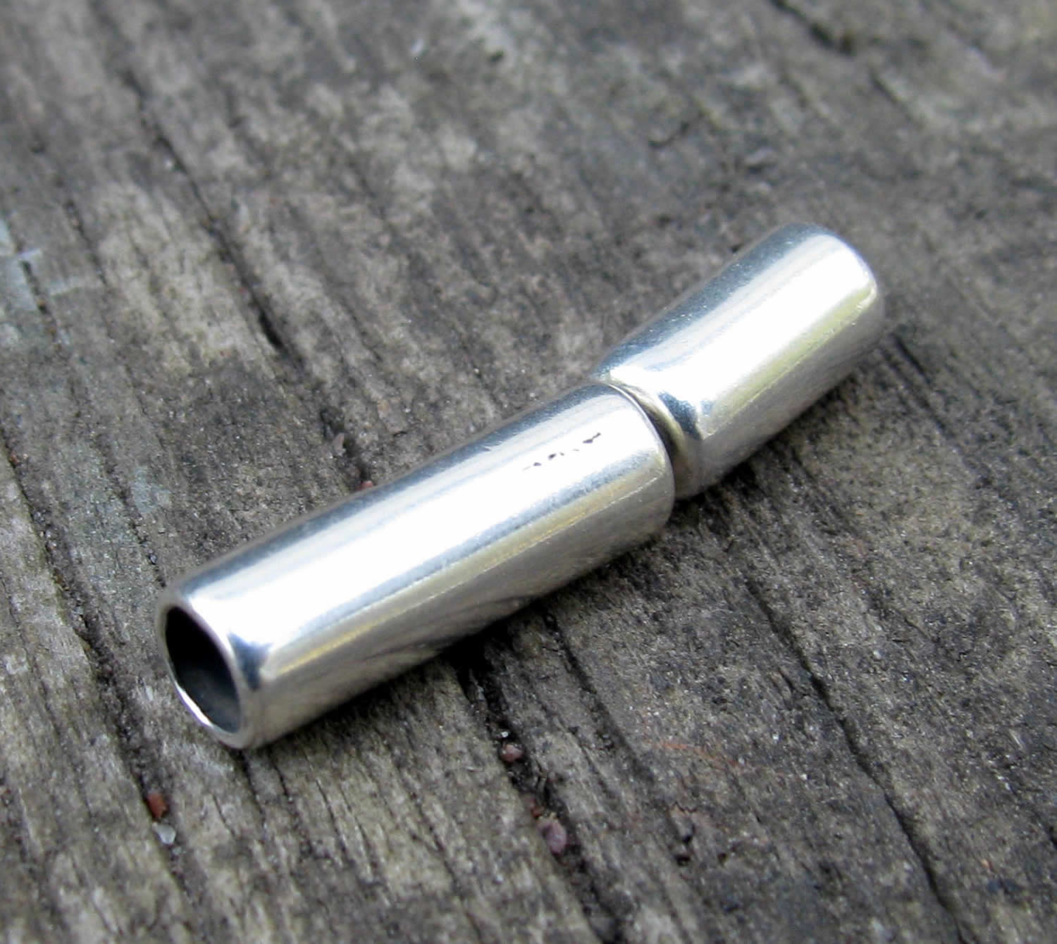 Lås silverfärgat - Modell till runda band ca 3 mm, 1 set Grekisk Metall