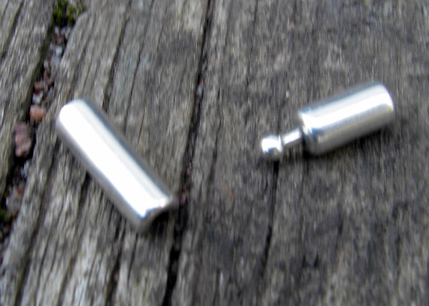 Lås silverfärgat - Modell till runda band ca 3 mm, 1 set Grekisk Metall