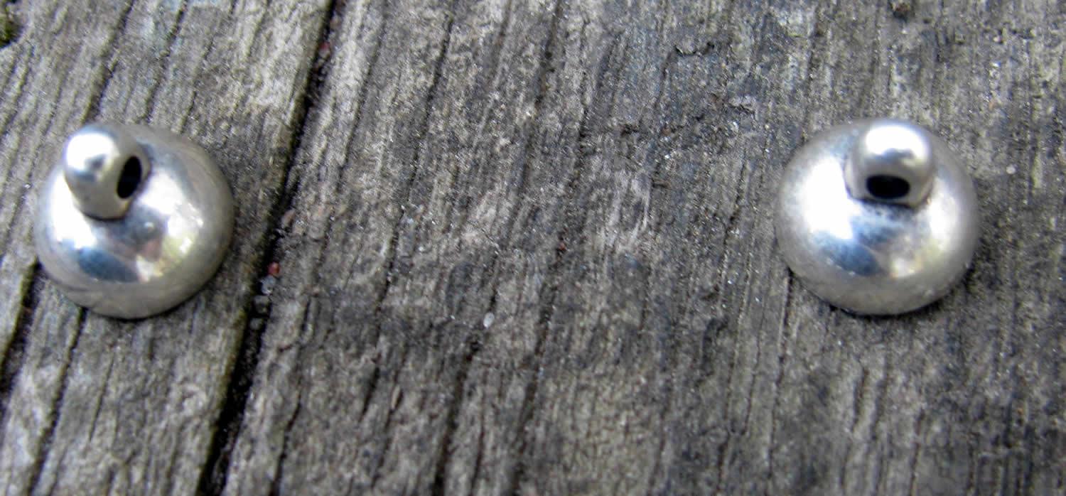 Magnetlås Silverfärgad 8mm - Enkel Rund 1 Set Hilmas Pyssel