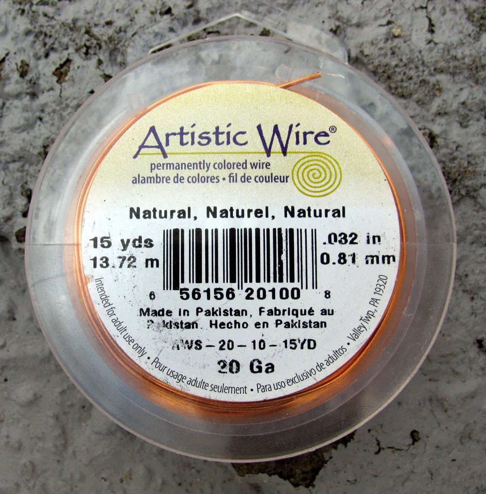 Artistic Wire 20 Ga - Natural, 1 Rulle Artistic wire