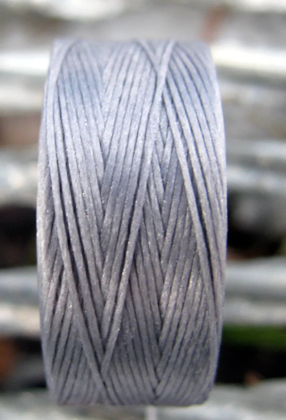 S-Lon Bead Thread - Grey Storlek D, 1 Rulle Hilmas Pyssel