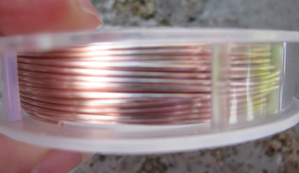 Artistic Wire 20 Ga - Silverpläterad, Rose Gold Color, 1 rulle Artistic wire