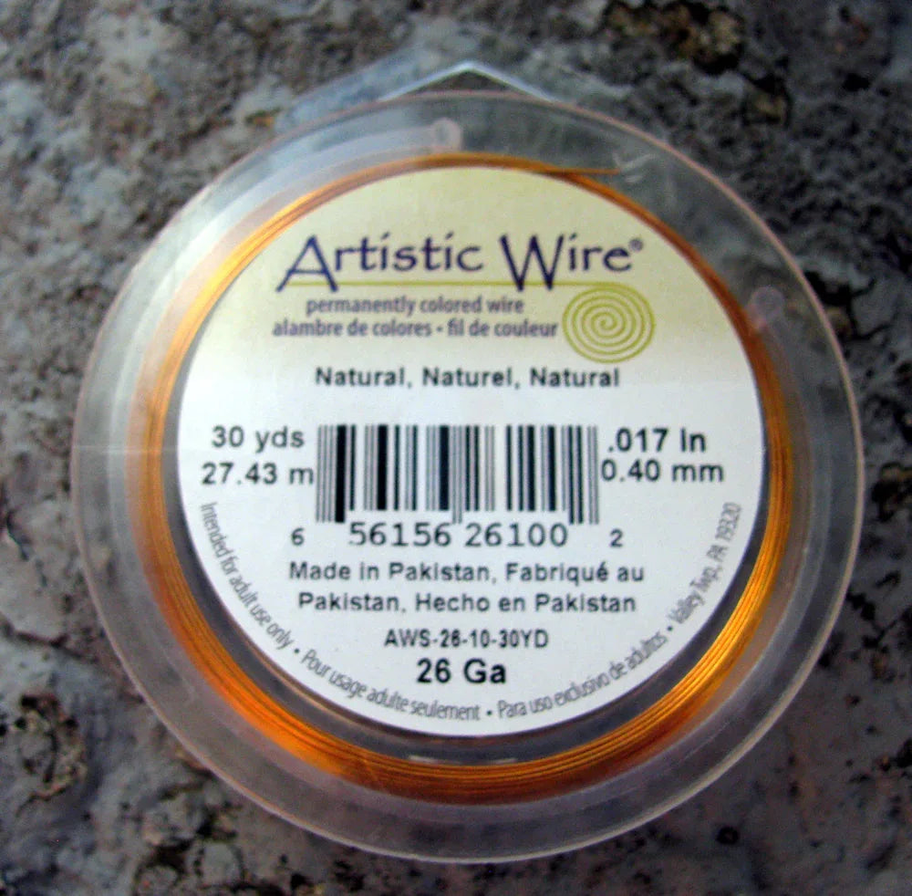 Artistic Wire 26 Ga - Natural, 1 Rulle Artistic wire