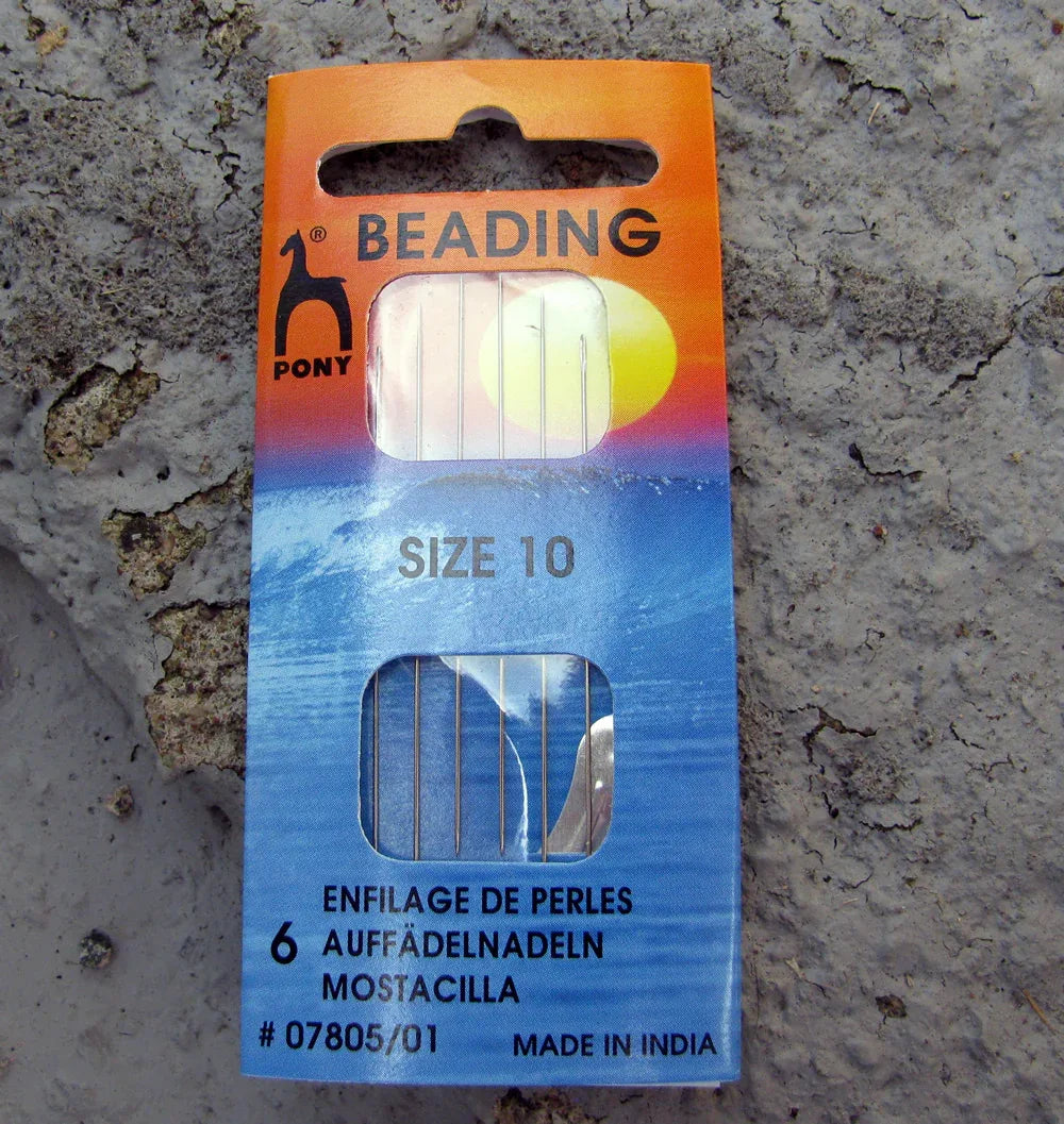 Pärlnålar - Pony Beading Needle, nr 10, 6-pack Pony Beading