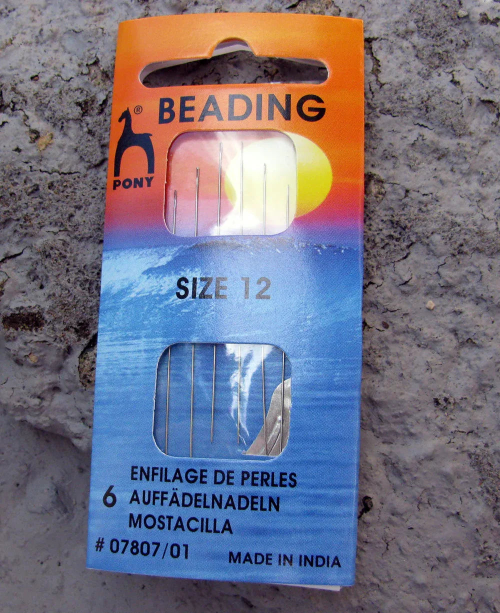 Pärlnålar - Pony Beading Needle, nr 12, 6-pack Pony Beading