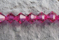 Tjeckiska MC Bicone - Fuchsia 6 mm, 1 sträng Preciosa