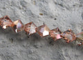 Tjeckiska MC Bicone - Crystal Capri Gold 6 mm, 1 sträng Preciosa