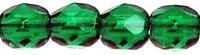 Tjeckiska Firepolish - Teal, 4 mm 50-pack Hilmas Pyssel