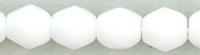 Tjeckiska Firepolish - Vita 4 mm, 50-pack Hilmas Pyssel
