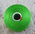 S-Lon Bead thread - Green, Storlek D, 1 Rulle Hilmas Pyssel