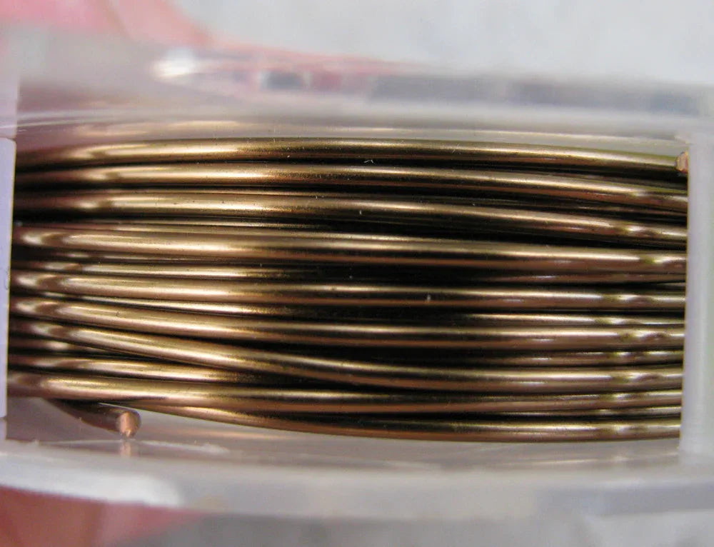 Artistic Wire 18 Ga - Gun Metal / Antique Brass Färg 1 rulle Artistic wire