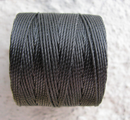 S-Lon Bead Cord - Black, 1 Rulle Hilmas Pyssel