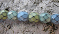 Tjeckiska Firepolish - Snake Wind Mix 6mm, 1 sträng Hilmas Pyssel