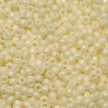 Miyuki Seed Beads - Matte Opaque Cream 11/0, 10 Gram Miyuki