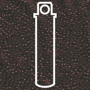 Miyuki Seed Beads - Semi-Matte Transparent Dark Topaz 11/0, 24 gram Miyuki