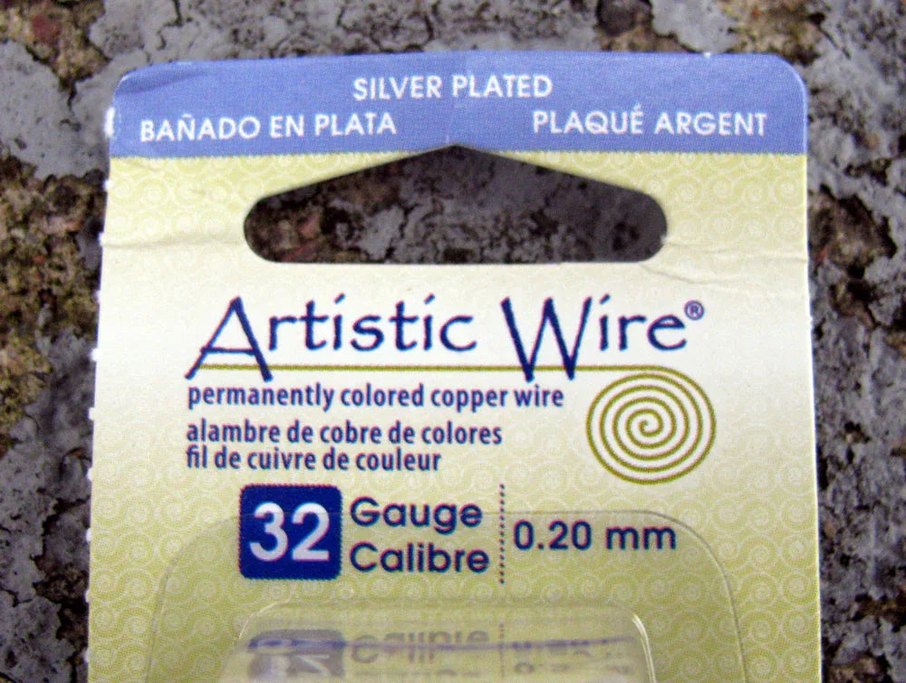 Artistic Wire 32 Ga - Silver Pläterad Non Tarnish 1 rulle Artistic wire