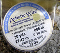 Artistic Wire 32 Ga - Silver Pläterad Non Tarnish 1 rulle Artistic wire