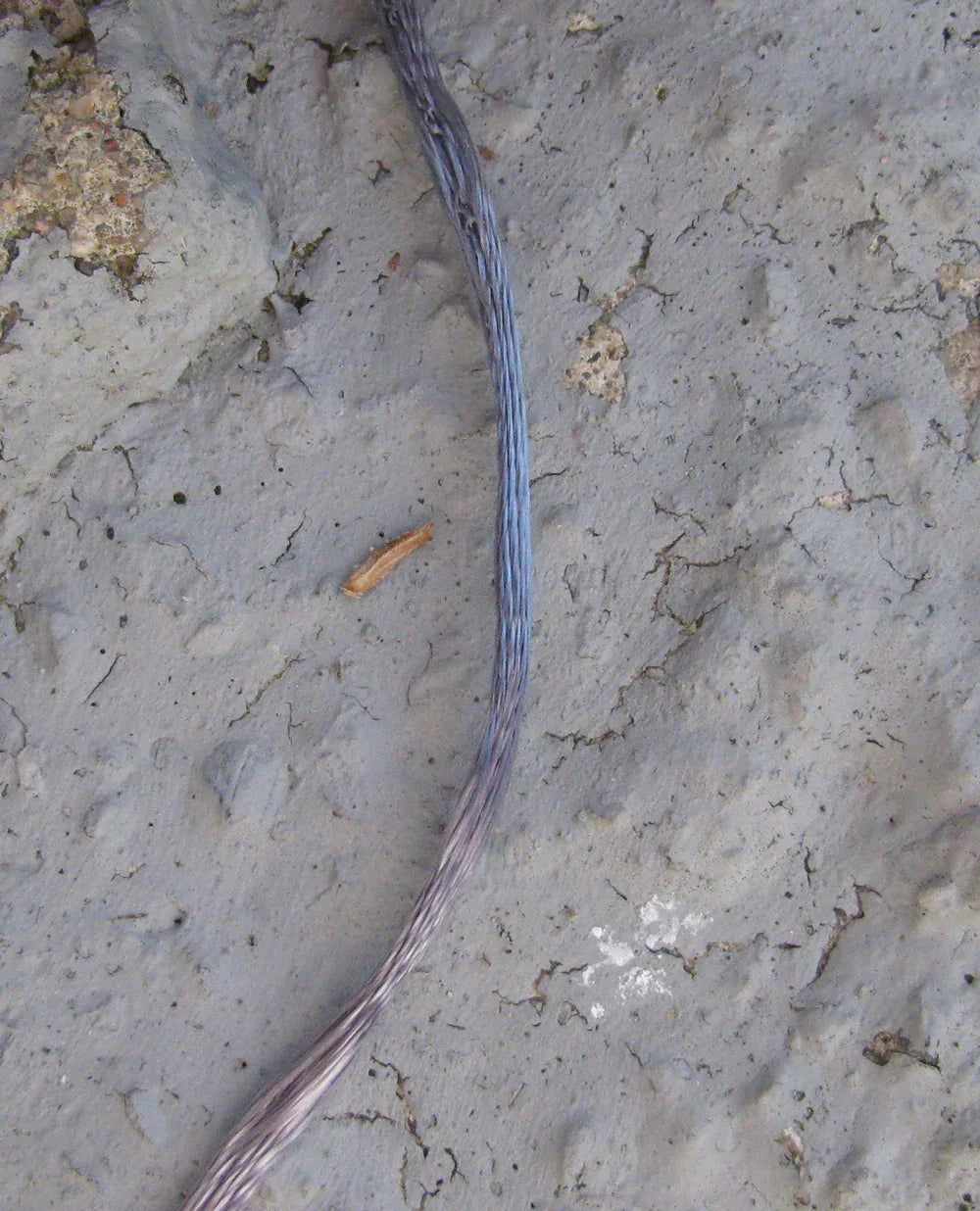 Nylontråd - Grå, 2 mm, 1m Hilmas Pyssel