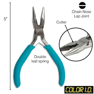 Verktyg - Chain nose pliers with cutter 1 styck Beadsmith