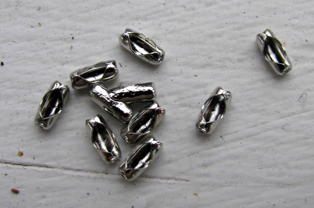 Lås till Kulkedja - Silverfärgad 1,5mm, 10-pack Grekisk Metall