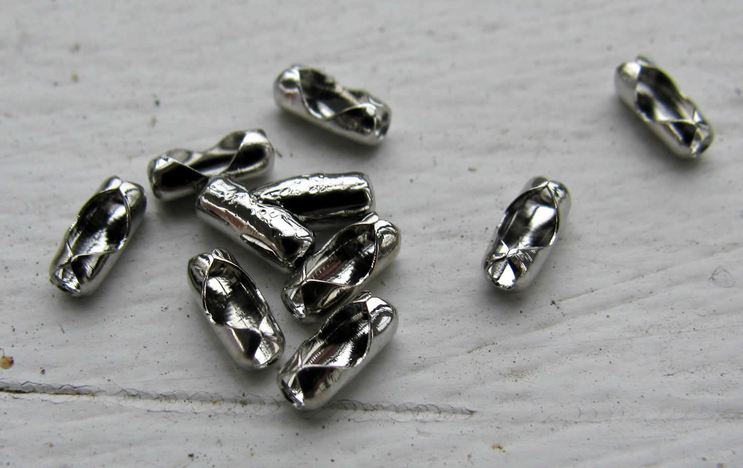 Lås till Kulkedja - Silverfärgad 1,5mm, 10-pack Grekisk Metall