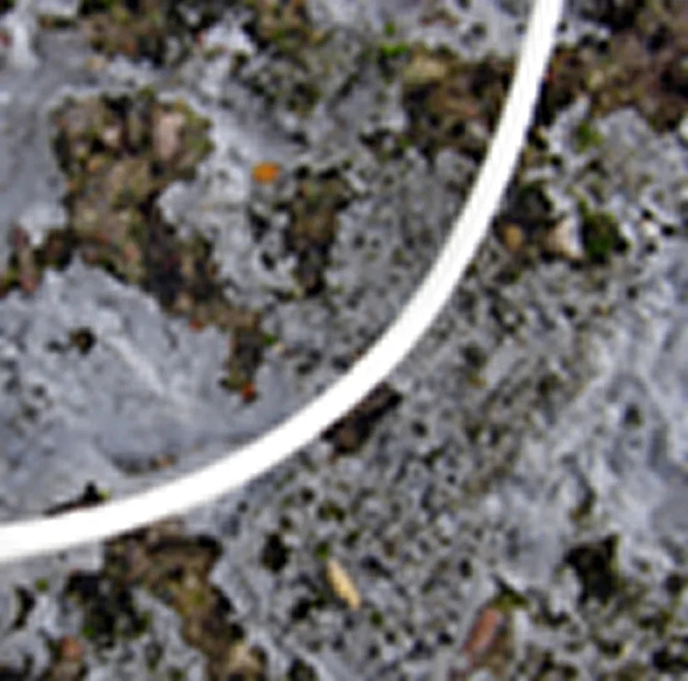 Läderband 1,5 mm - Vit, 1 m Hilmas Pyssel