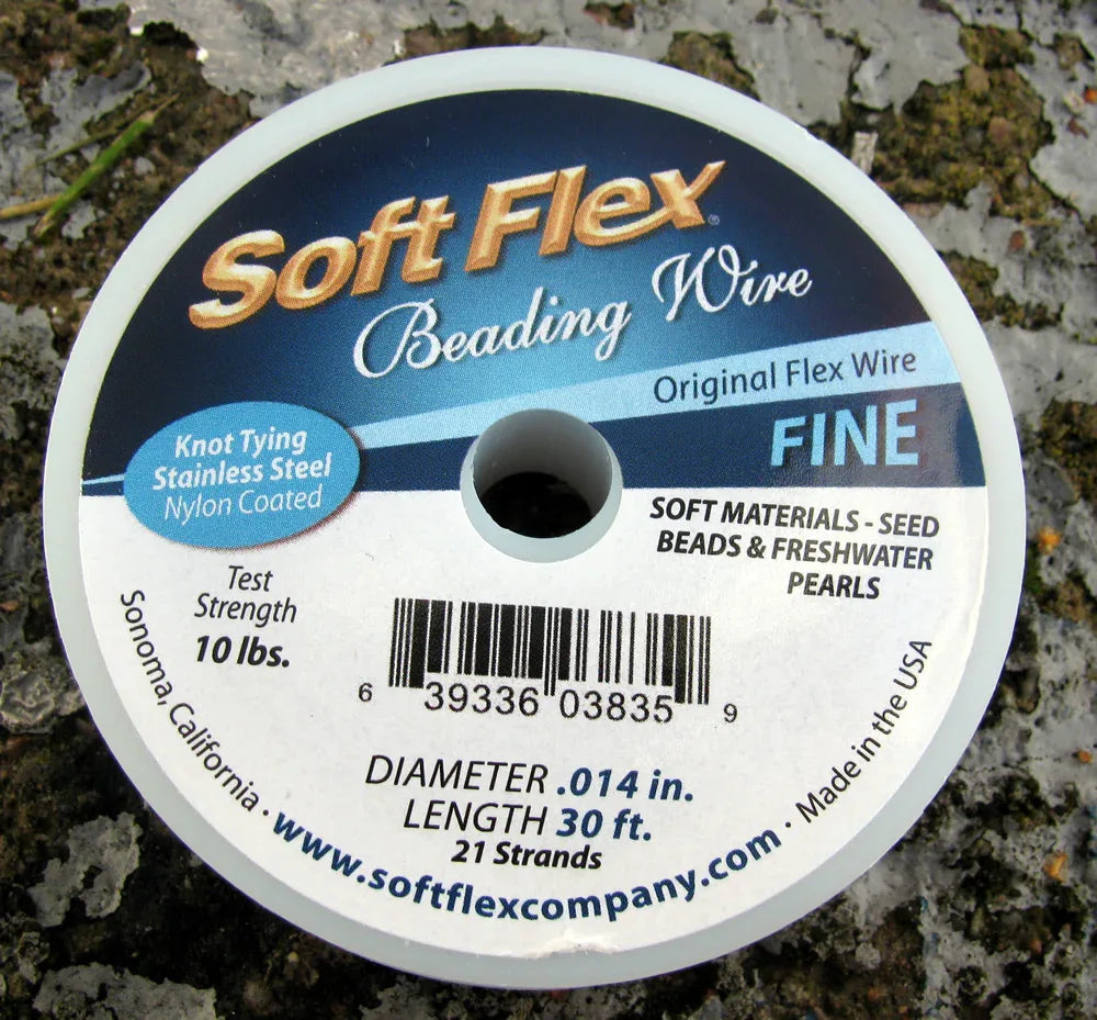 Soft Flex beading wire - Fine, 21 strands, 1 rulle Soft Flex