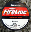 FireLine 8 LB - Smoke/mörkgrå, 50 YD Beadsmith