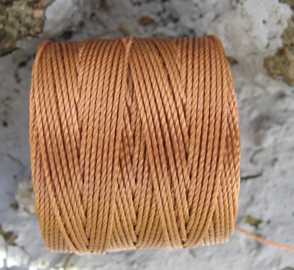 S-Lon Bead Cord - Copper 1 Rulle Hilmas Pyssel
