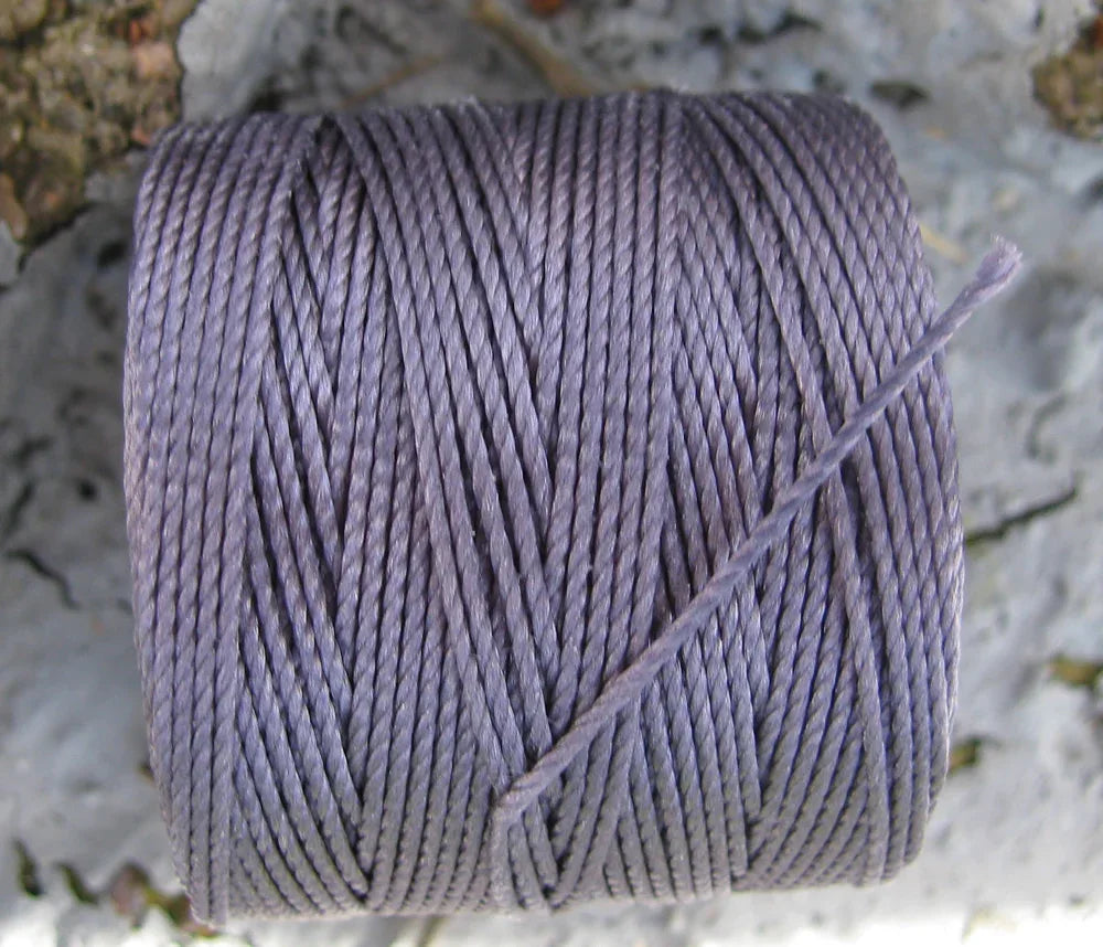 S- Lon bead cord - Lilac, 1 rulle Hilmas Pyssel