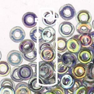 O Bead - Crystal Blue Rainbow, 8,1 gram Hilmas Pyssel