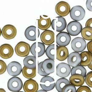 O Bead - Chalk White Amber Matte, 8,1 gram Hilmas Pyssel