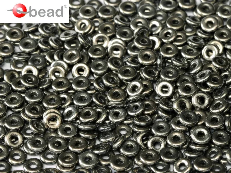 O Bead - Jet Chrome Full, 5 gram Hilmas Pyssel
