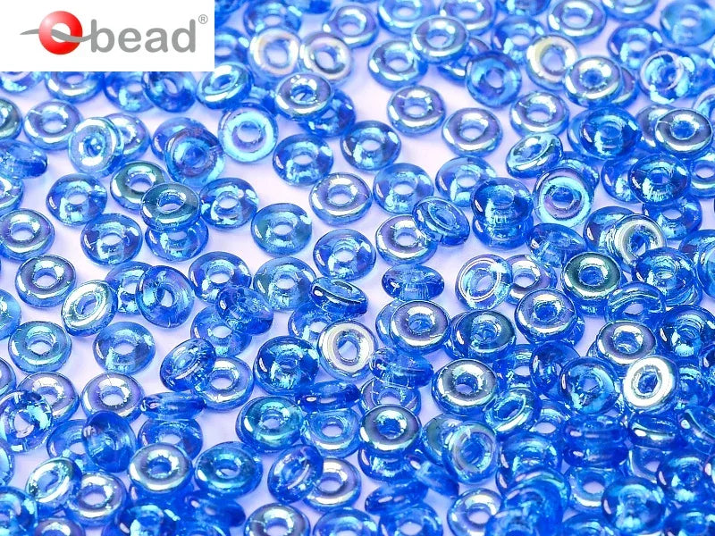 O Bead - Sapphire AB, 5 gram Hilmas Pyssel