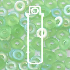 O Bead - Peridot AB Matte, 8,1 gram Hilmas Pyssel