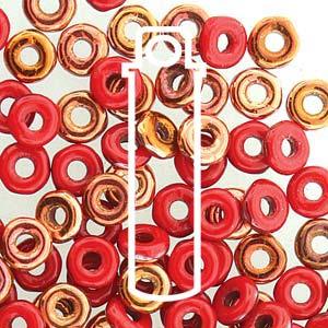 O Bead - Opaque Red Sunset, 8,1 gram Hilmas Pyssel