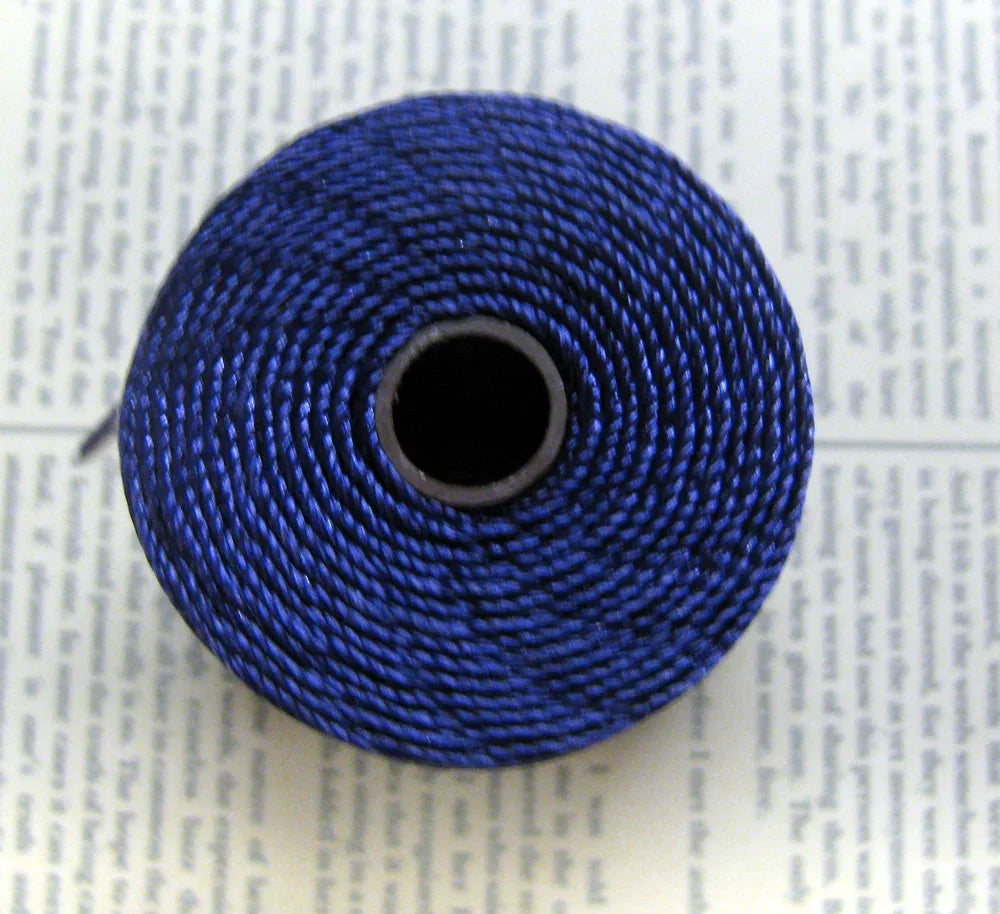S- Lon bead cord - Purple, 1 rulle Hilmas Pyssel
