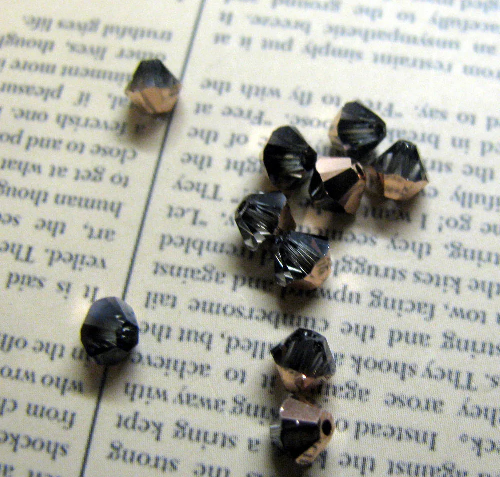 Swarovski Crystals Bicone (5328) - Crystal Rose Gold, 4mm, 10-pack Swarovski