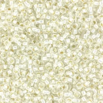 Miyuki Seed Beads - Silverlined Crystal 15/0, 10 Gram Miyuki
