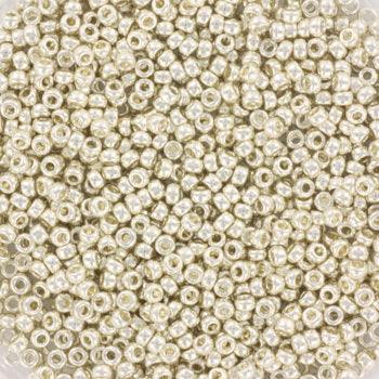 Miyuki Seed Beads - Galvanized Silver 15/0, 10 gram Miyuki