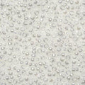 Miyuki Seed Beads - White Pearl 15/0, 10 Gram Miyuki