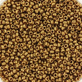 Miyuki Seed Beads - Metallic Light Bronze 15/0, 10 gram Miyuki