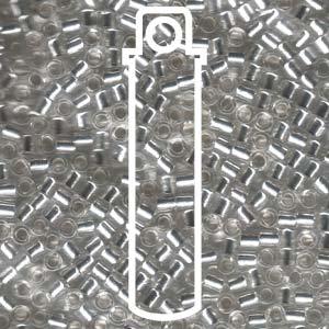 Miyuki Delica - Silver Lined Crystal 8/0, 6,8 gram Miyuki